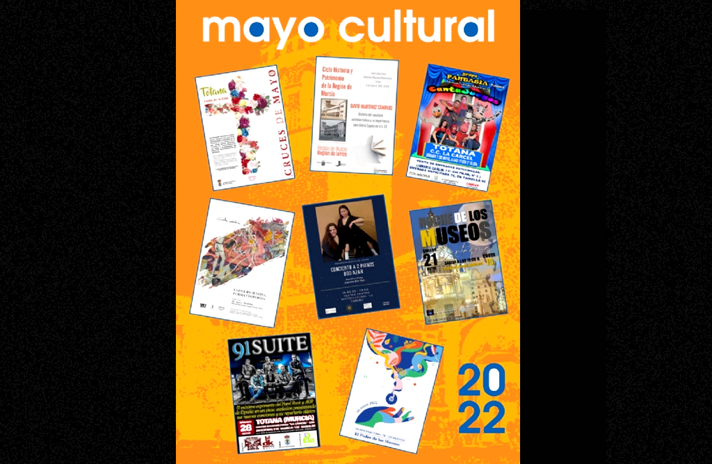 Música, teatro, exposiciones y visitas guiadas llenarán Totana en su “Mayo Cultural 2022”